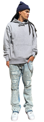 Heather Grey Heavy Hoodie